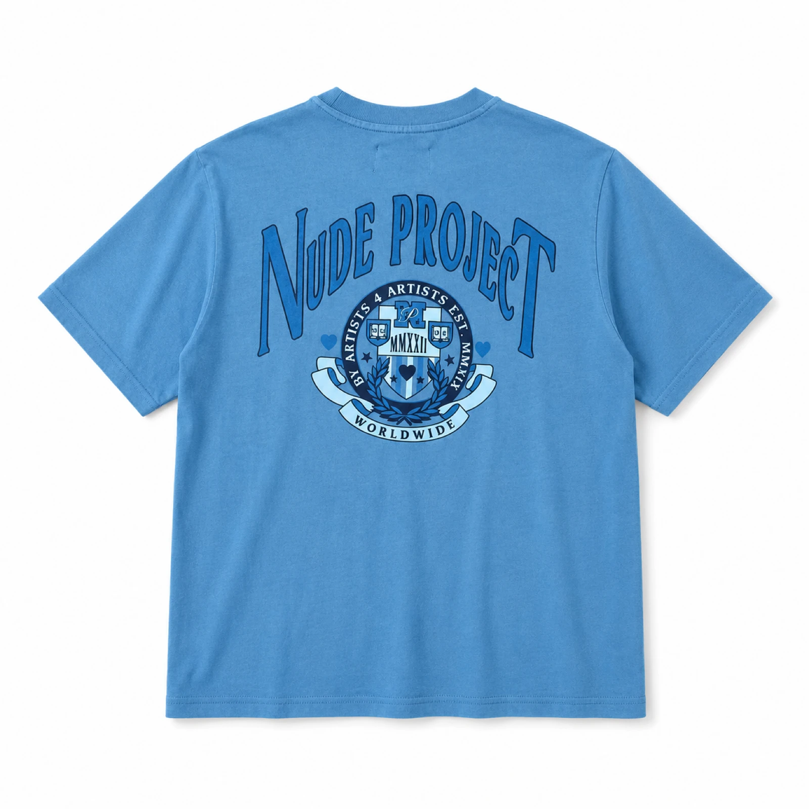 Camiseta Nude Project azul celeste - original – photo 2